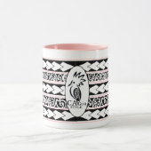 Mug Tribal Ethnic Oude roze Mok (Midden)
