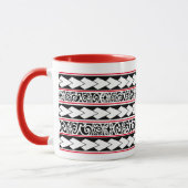 Mug Tribal Ethnic Rouge (Gauche)