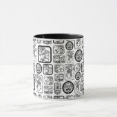 Mug Tribal MAYA ancien masque motif 1 (Centre)