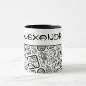 Mug Tribal MAYA ancien masque motif 1 (Centre)