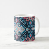 Mug Tribal mexicaine vintage ethnique sans couture mot (Devant droit)