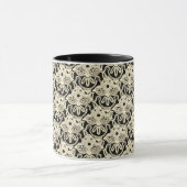 Mug tribal noir, blanc et bronzé (Centre)