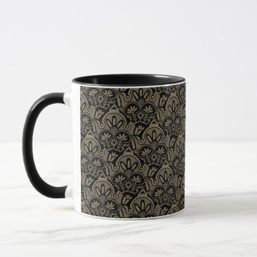 Mug tribal noir et tan (Gauche)