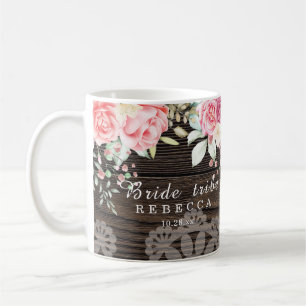 Mug Tribu Rustique Floral Mariage Bride