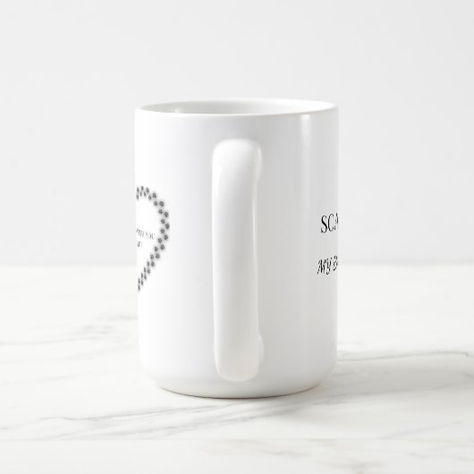 Mug Tribute Empreinte de Patte Sincère (Poignée)