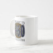 Mug Tribute to 1960 generation anniversaire (Devant gauche)