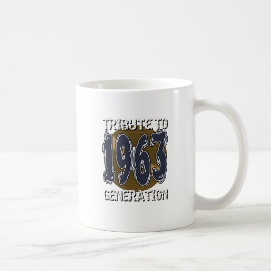 Mug Tribute to 1963 generation anniversaire (Droite)