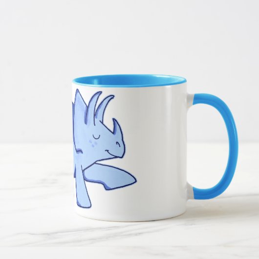 Mug Triceratops bleu (Droite)