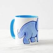Mug Triceratops bleu (Devant gauche)
