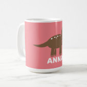 Mug Tricératops Brown Pour Enfants (Devant gauche)