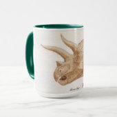 Mug Tricératops de Musique de Café Jumbo (Devant gauche)