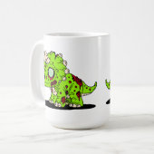 Mug Tricératops de Zombie (Devant gauche)