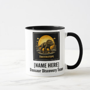 Mug Triceratops Dinosaure Lune Préhistorique