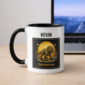 Mug Triceratops Dinosaure Lune Préhistorique