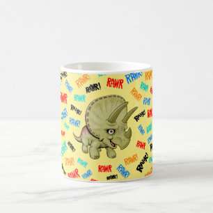 Mug Tricératops dit "Rawr !"
