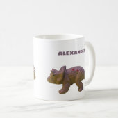 Mug Tricératops Et Votre Nom Toy Dinosaur (Devant droit)