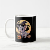 Mug Tricératops Witch Casquette Citrouille Halloween C (Gauche)