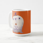 Mug Trick de déco d'Halloween ou traiter un joli fantô (Devant gauche)
