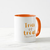 Mug Trick d'Halloween moderne ou de traiter la Musique (Devant droit)