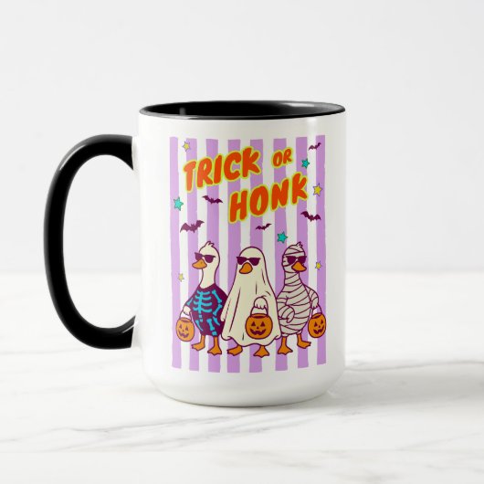 Mug Trick or Honk Dindon Fou Halloween (Gauche)