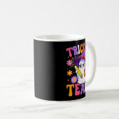 Mug Trick Or Teach Teacher Ghost Teaching Fun Hallowee (Devant droit)