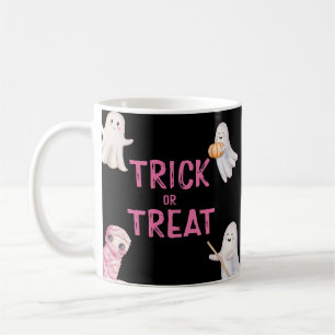 Mug Trick Or Three Halloween Ghost Anniversaire Fête