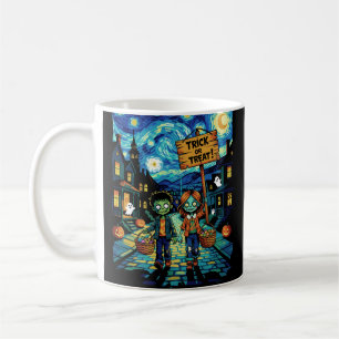 Mug Trick or Treat Zombies - Van Gogh Starry Halloween