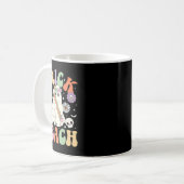 Mug Trick Ou Enseigner Cute Enseignant Halloween Flora (Devant gauche)