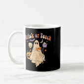 Mug Trick Ou Enseigner Super Enseignant Halloween Retr (Gauche)