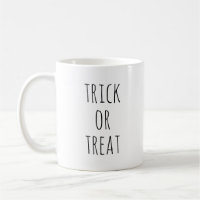 Trick ou régalez. Fête d'Halloween noir et blanc
