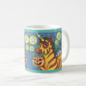 MUG TRICK OU TRAITER BAT WING ZEBRA, CUTE HALLOWEEN (Devant droit)