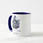 Mug Trick ou traiter Meow Black Cat sorcier Casquette  (Devant gauche)