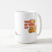 Mug Trick ou Treat... Asseyez-vous ! Drôle Halloween C (Devant droit)
