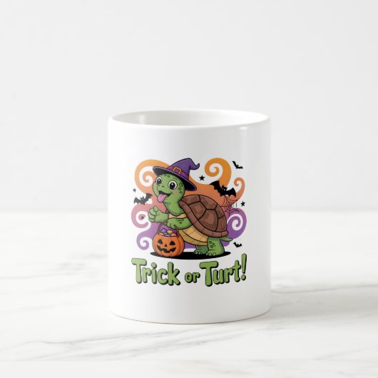 Mug Trick ou Turt Funny Turtle Halloween (Centre)