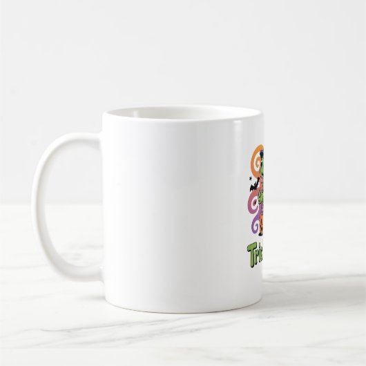 Mug Trick ou Turt Funny Turtle Halloween (Gauche)