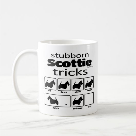 Mug Tricks écossais têtus (Gauche)