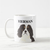 Mug Tricolore Cavalier King Charles Spaniel (Gauche)