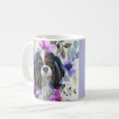 Mug Tricolore Cavalier| pourpre (Devant gauche)