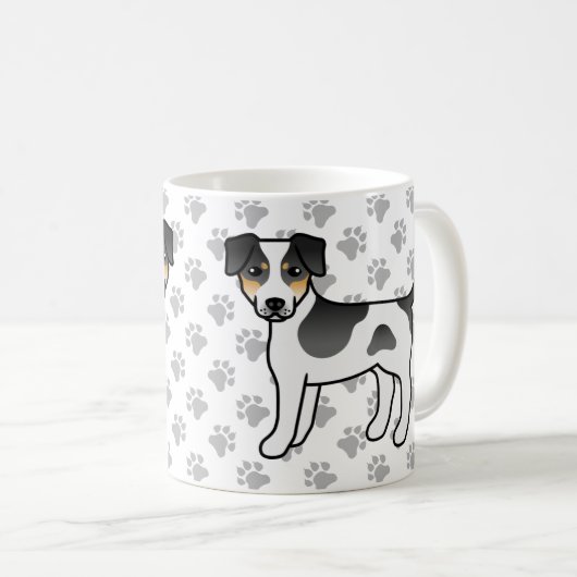 Mug Tricolore chien fermier danois-suédois (Devant droit)