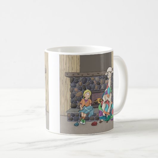 Mug Tricot Alpaca (Devant droit)