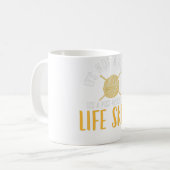 Mug Tricot de crochettage de fils (Devant gauche)