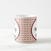 Mug Tricot de message personnalisable (Centre)