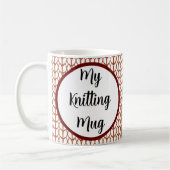 Mug Tricot de message personnalisable (Gauche)