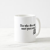Mug Tricot drôle (Devant droit)