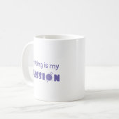 Mug Tricot est ma passion (Devant gauche)