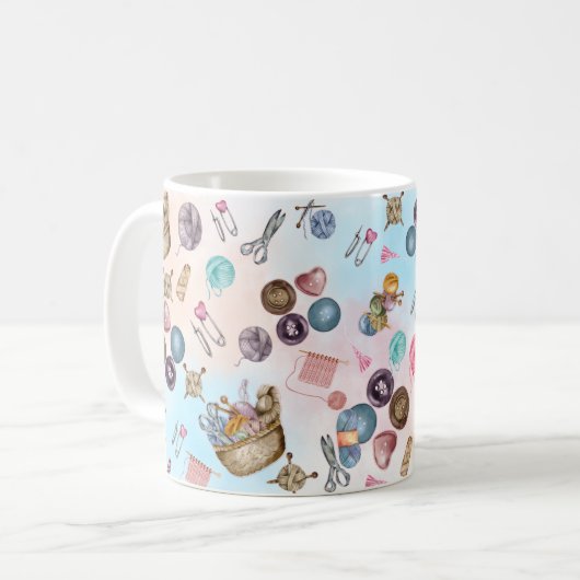 Mug Tricot et bouillie de café (Devant gauche)