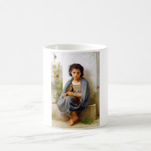 Mug Tricot fille, Bouguereau