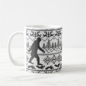 Mug Tricot laid allé de chandail de Noël de Squatchin (Gauche)
