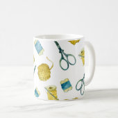 Mug Tricot motif sans faille (Devant droit)