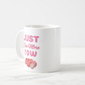 Mug Tricot Rose Juste Une Rangée De Plus (Devant gauche)